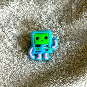 Adventure Time Cute Teal & Green Game Console Jibbit Shoe Charm